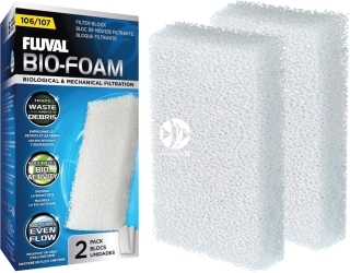 FLUVAL Bio Foam 107 (2szt) (A220) - Gąbka do filtra 107, 106, 105, 104