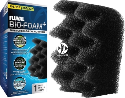 FLUVAL Bio Foam+ 107/207 (A236) - Gąbka do filtra 107/207, 106/206