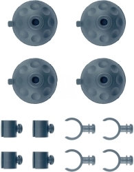 FLUVAL Przyssawka z Klipsem 4szt (A15520) - Komplet przyssawek do filtra 107/207/307/407