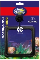 AQUA NOVA Floating Fish Feeding Ring 10x10cm (NFEEDING-RING-SQUARE) - Karmik plastikowy, pływający, kwadratowy