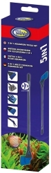 AQUA NOVA Zestaw do Czyszczenia 5w1 (5in1) - Skrobak do szyb, gąbka do akwarium