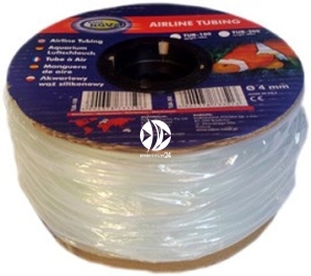 Wąż Silikonowy 4/6mm Rolka 200m (TUB-200) - Wąż bezbarwny do napowietrzania akwarium i dostarczania CO2