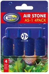 AQUA NOVA Air Stone AS-1 Pack 4szt (AS-1 4 PACK) - Kamień napowietrzający niebieski walec
