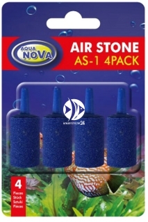 AQUA NOVA Air Stone AS-1 Pack 4szt (AS-1 4 PACK) - Kamień napowietrzający niebieski walec