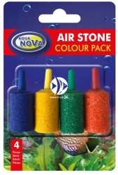 AQUA NOVA Air Stone Colour Pack 4szt (AS-1 COLOUR PACK) - Kamień napowietrzający kolorowy walec