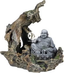 Buddha Branche (234-443194) - Ręcznie malowany medytujący budda do akwarium