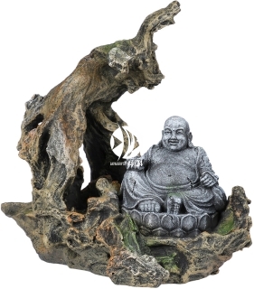 AQUA DELLA Buddha Branche (234-443194) - Ręcznie malowany medytujący budda do akwarium