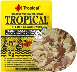 TROPICAL Tropical Flakes 12g - Saszetka (74421) - Wysokobiałkowy, podstawowy pokarm płatkowany