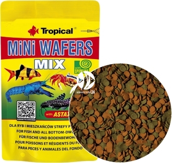 TROPICAL Mini Wafers Mix 18g - Saszetka (66532) - Pokarm dla ryb dennych