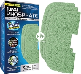 FLUVAL Phosphate Remover 107/207 - 3szt (A260) - Wkład do filtra usuwający fosforany