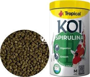 TROPICAL Koi Spirulina M (45187) - Pokarm pływający dla karpi Koi