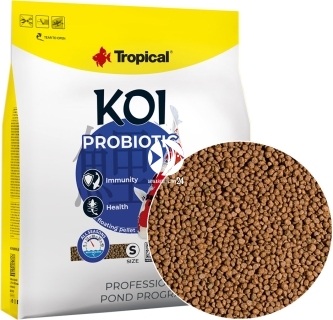 TROPICAL Koi Probiotic Pellet S (45611) - Pokarm pływający dla karpi Koi