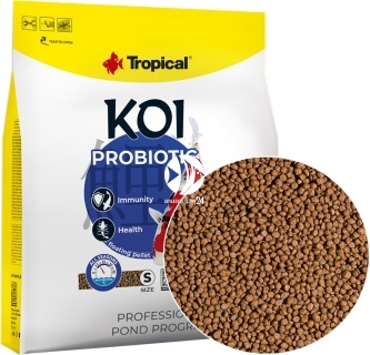 TROPICAL Koi Probiotic Pellet S (45617) - Pokarm pływający dla karpi Koi