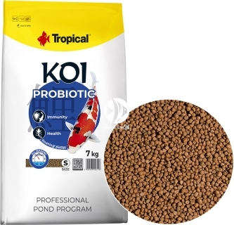 TROPICAL Koi Probiotic Pellet S (45617) - Pokarm pływający dla karpi Koi