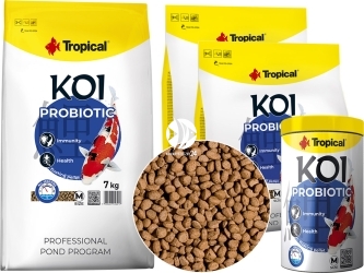 TROPICAL Koi Probiotic Pellet M (45621) - Pokarm pływający dla karpi Koi