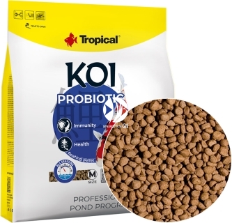 TROPICAL Koi Probiotic Pellet M (45627) - Pokarm pływający dla karpi Koi