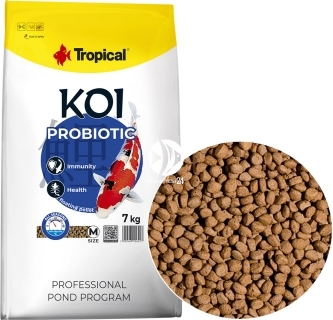 TROPICAL Koi Probiotic Pellet M (45627) - Pokarm pływający dla karpi Koi