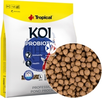 TROPICAL Koi Probiotic Pellet L (45637) - Pokarm pływający dla karpi Koi