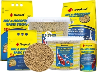 Koi&Goldfish Basic Sticks (40877) - Pokarm dla karpi Koi i złotych rybek