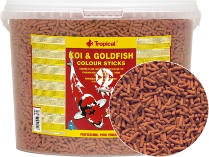 TROPICAL Koi&Goldfish Colour Sticks (40354) - Pokarm wybarwiający dla karpi Koi i złotych rybek