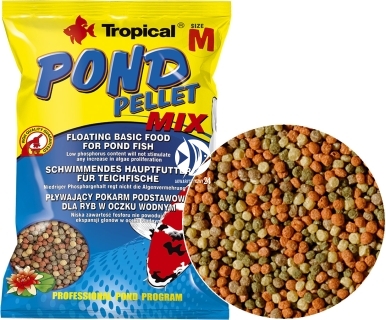 TROPICAL Pond Pellet Mix M (41225) - Pokarm dla ryb w oczku wodnym