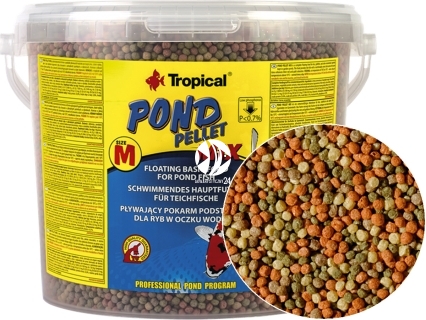 TROPICAL Pond Pellet Mix M (41225) - Pokarm dla ryb w oczku wodnym