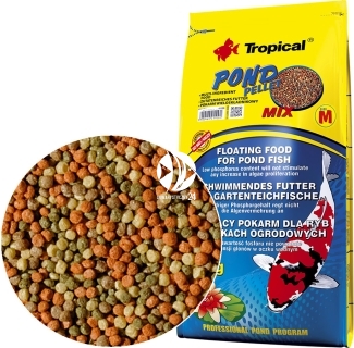 TROPICAL Pond Pellet Mix M (41225) - Pokarm dla ryb w oczku wodnym