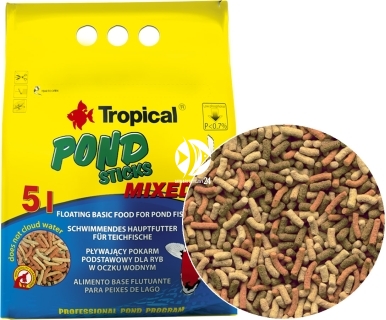 TROPICAL Pond Sticks Mixed (40314) - Pokarm dla ryb stawowych