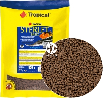 TROPICAL Sterlet Basic S (41044) - Pokarm dla jesiotrów w oczku wodnym