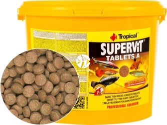 TROPICAL Supervit Tablets A 2kg/4500szt (20627) - Podstawowy pokarm dla wszystkich ryb