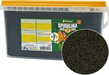 TROPICAL Spirulina Super Forte Mini Granulat 1,68kg/3L (60547) - Pokarm roślinny dla ryb