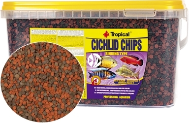 TROPICAL Cichlid Chips (60928) - Pokarm wybarwiający dla pielęgnic