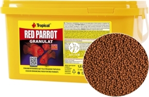 TROPICAL Red Parrot Granulat (60717) - Pokarm dla pielęgnic papuzich