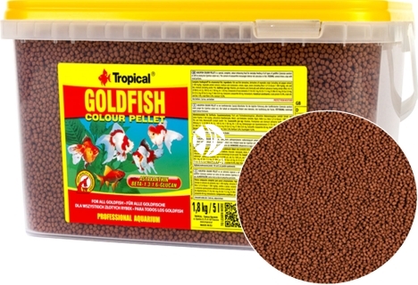 TROPICAL Goldfish Colour Pellet (60478) - Pokarm wybarwiający dla złotych rybek i karpi Koi
