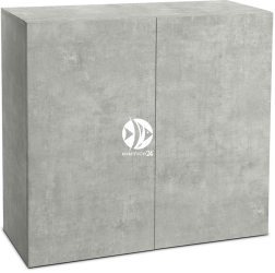 DIVERSA Szafka Aquatic 80x35x90cm (130059) - Minimalistyczna szafka pod akwarium w 11 kolorach do wyboru Beton