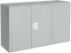 DIVERSA Szafka Aquatic 120x40x90cm (130128) - Minimalistyczna szafka pod akwarium w 11 kolorach do wyboru Popiel/Srebrny