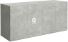 DIVERSA Szafka Aquatic 200x60x90cm (130192) - Minimalistyczna szafka pod akwarium w 11 kolorach do wyboru Beton