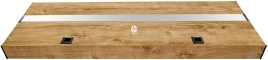 DIVERSA Pokrywa Platino LED 160x60cm (1x27W) (117242) - Aluminiowa obudowa z oświetleniem LED