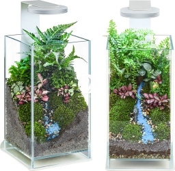 CHIHIROS Terrarium Kit: Magnetic Light + Base + Glass Air 15x15x28cm (358-004) - Zestaw: akwarium, lampka magnetyczna, podstawka