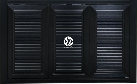 VIV Szafka Blinds 120x50x80cm Black (870-13BB) - Aluminiowa szafka pod akwarium