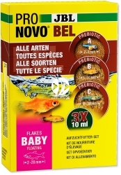 JBL ProNovo Bel Flakes Baby 3x10ml (31124) - Pokarm dla młodych ryb żyworodnych