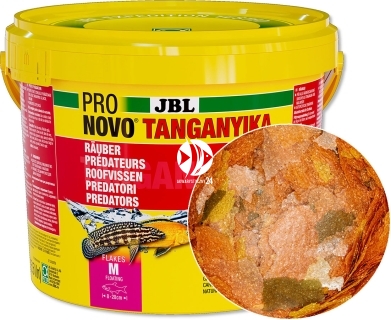 JBL ProNovo Tanganyika Flakes M (3120036) - Pokarm dla pielęgnic Tanganika i Malawi
