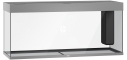 JUWEL Rio 240 HeliaLux Spectrum (2x belka) Szary+ Szafka - Zawiera: Wyposażone akwarium z oświetleniem HeliaLux Spectrum LED, szafka