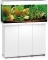 JUWEL Rio 180 LED (2x belka) Biały + Szafka - Zawiera: Wyposażone akwarium z oświetleniem LED, szafka