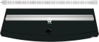 DIVERSA Pokrywa Platino AP LED 80x35cm (1x15W) - Profilowana aluminiowa obudowa z oświetleniem LED Czarny