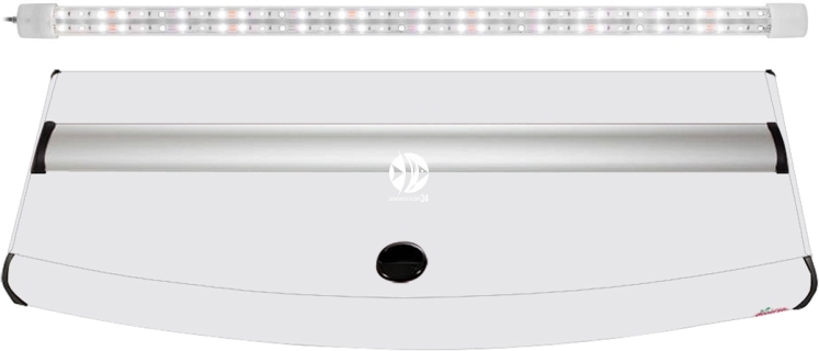 DIVERSA Pokrywa Platino AP LED 80x35cm (1x15W) - Profilowana aluminiowa obudowa z oświetleniem LED