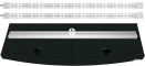 DIVERSA Pokrywa Platino AP LED 100x40cm (2x20W) (116752) - Profilowana aluminiowa obudowa z oświetleniem LED Czarny