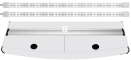 DIVERSA Pokrywa Platino AP LED 100x40cm (2x20W) (116752) - Profilowana aluminiowa obudowa z oświetleniem LED Biały