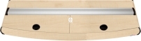 DIVERSA Pokrywa Platino AP LED 120x40cm (2x24W) (116811) - Profilowana aluminiowa obudowa z oświetleniem LED