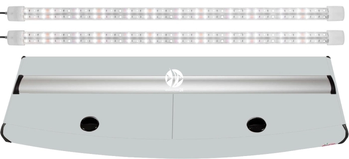 DIVERSA Pokrywa Platino AP LED 150x50cm (2x27W) (116858) - Profilowana aluminiowa obudowa z oświetleniem LED